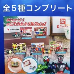仮面ライダー DXミニチュア&パッケージコレクション02 全5種 コンプ　ガチャ