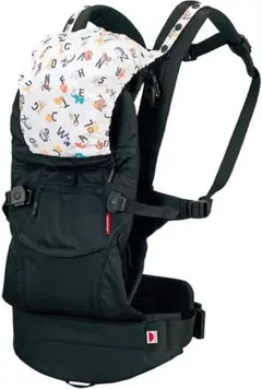 【美品】アンジェレッテ　抱っこ紐　ベビーキャリアオール　黒　メッシュ素材　おんぶのサムネイル