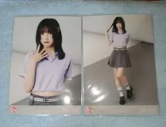 =LOVE イコラブ 生写真 (個別ポロシャツ) 野口衣織ちゃん　二枚セット