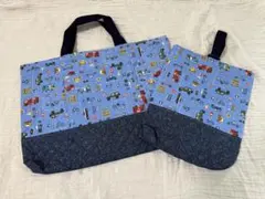 車柄レッスンバック、シューズバック　2点セット