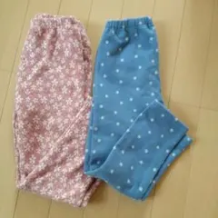 【匿名配送】ユニクロ フリース レギンス 110 120