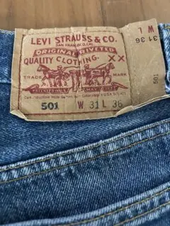 LEVI'S 501 ストレートデニム W31 L36