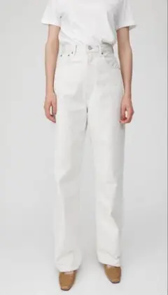 MOUSSY ハイウエストストレートデニム 25インチ