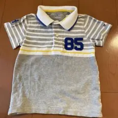 TOMMY HILFIGER ストライプポロシャツ 2T