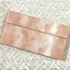 蛇腹ファイル　シンプル　キラキラ　オレンジ　おすそ分け　コラージュ