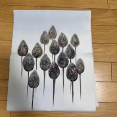 526 美しい芸術的な帯　作家帯　名古屋帯　アンティーク　リメイク用　素材用