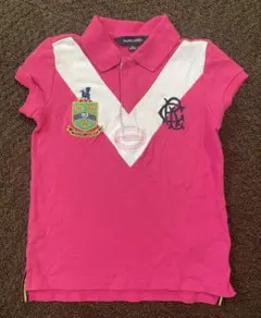 美品！Ralph Lauren ラルフローレン ピンク ポロシャツ 120