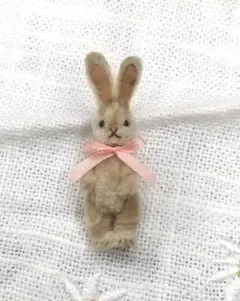 うさぎ　卯　ラビット　モールアート　ミニチュア