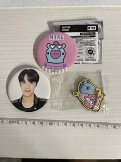 BTS J-HOPE 缶バッジ,キーホルダー３点セット