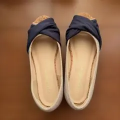 【ほぼ新品】25.5cm 5E レディースサンダルベージュ