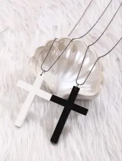 クロスデザイン ネックレス 2色セット