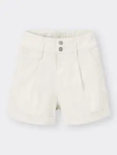 GU GIRLS ストレッチデニムハイウエストショートパンツJR