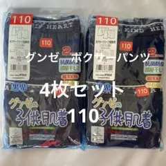 GUNZE ボクサーパンツ 110 ４枚セット