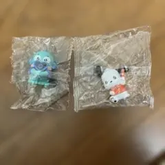 はぴだんぶい キラキラも～っと おうえんフィギュア　ポチャッコ　ハンギョドン