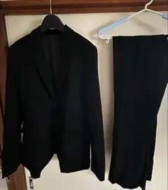 UNIQLO スーツ　セットアップ　ブラック　L パンツ丈長め