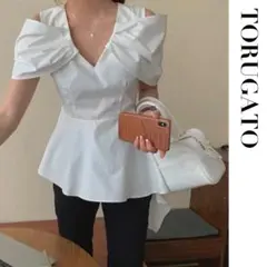 新品未使用タグ付き Heve カットオフショルダーブラウス - メルカリ