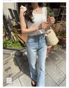 グレイル フリル トップス 白