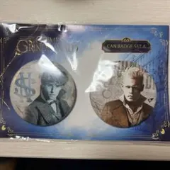 ファンタスティック・ビースト グリンデンバルト　ダンブルドア　スクエア缶バッジ ファンタスティック・ビースト グリンデンバルト ダンブルドア