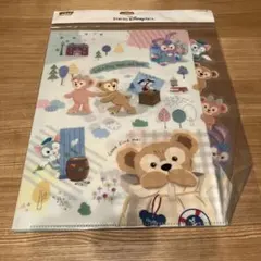 ダッフィー＆シェリーメイ＆ジェラトーニ＆ステラルー　クリアホルダー　かくれんぼ