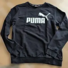 PUMA ブラック トレーナー