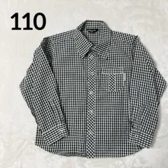 110cm長袖シャツ　COMME CA ISM チェック柄