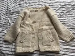 TODAYFUL アイボリー ニットカーディガン 38