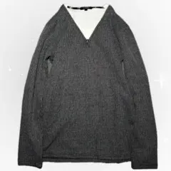 00s archive 平成初期 長袖カットソー グランジ お兄系 ハーフジップ