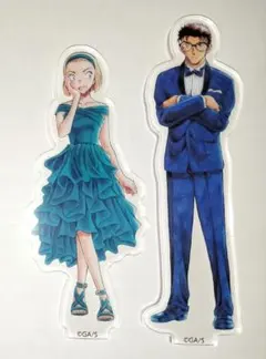 名探偵コナン 京極真 鈴木園子 アクリルジオラマ セット コナン展 30周年記念