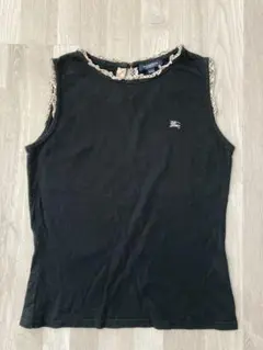 Burberry ブラック ノースリーブタンクトップ 160A