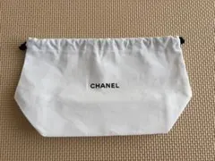 CHANEL シャネル 巾着 ポーチ ホワイト