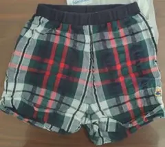 familiar ショートパンツ　80　ファミリアチェック