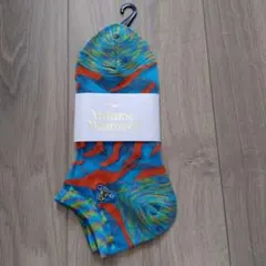 Vivienne Westwood アンクルソックス ブルー オレンジのサムネイル