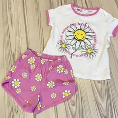 新品！【ZARA】ザラキッズ スマイル パジャマ 部屋着 2ピース サイズ116のサムネイル