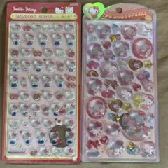 キティちゃんサンリオ　ボンボンドロップシールミニ　うるちゅるポップシール　正規品
