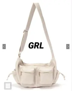 GRL ポケットショルダーバッグ アイボリー レディース
