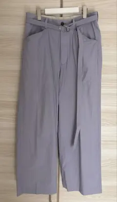 URUウル◾️ワイドパンツ スラックス ベルト付きのサムネイル