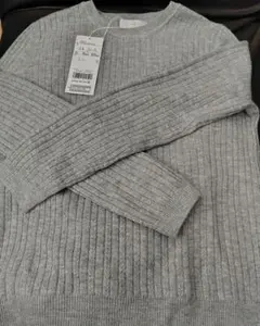 ★半額以下★エニィスィス　any sis グレー リブ編みセーター M 新品
