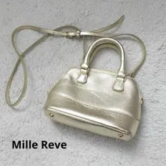 Mille Reveミルレブ　ゴールド ショルダーバッグ 2wayのサムネイル