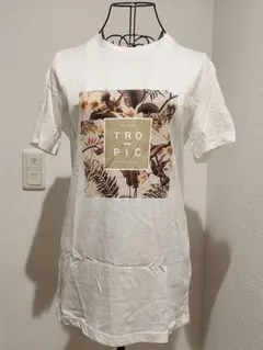 H＆Mメンズ男性用XS(SS)～Sサイズ半袖Tシャツ白色ホワイト