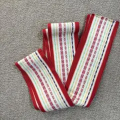 ストライプ花柄布地