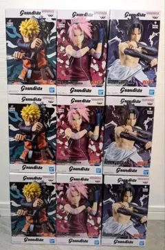 Grandista ナルト サクラ サスケ フィギュア 9体セット