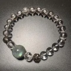 大粒ラブラドライト天然石ブレスレット