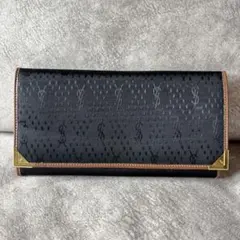 YSL ブラック ロゴ 長財布