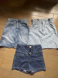 子供服　女の子　デニム素材