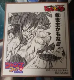 ▲ジャンプフェア in アニメイト2021 ミニ色紙 ドラゴンボール