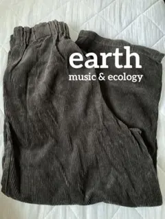 値下げ❗️earth music&ecology コーデュロイ　ワイドパンツ