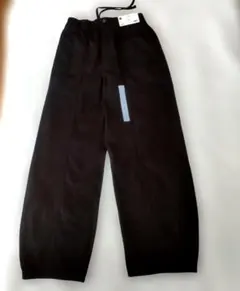 新品　GU コクーンジョガープルオンパンツ ブラック M