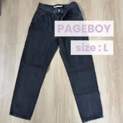 PAGEBOY デニム　ブラック　Lのサムネイル