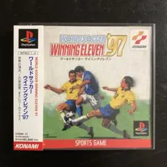 PS1 ワールドサッカー ウイニングイレブン'97 （帯•ハガキ付き）