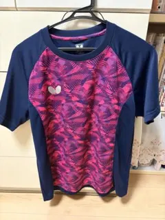 Butterfly 卓球ウェア Sサイズ ピンク/ネイビー